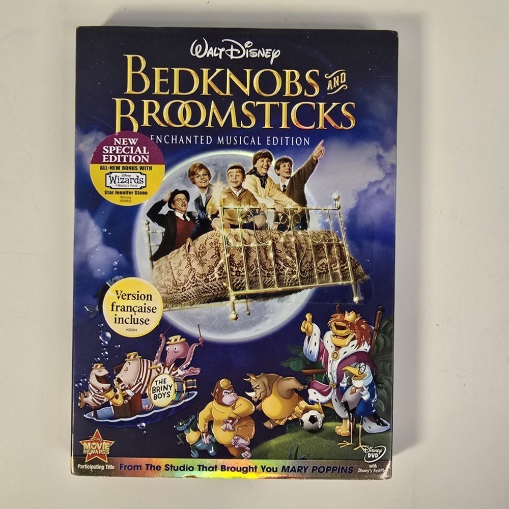 Disney Bedknobs and Broomsticks Enchanted Musical
edition (DVD, 1971)